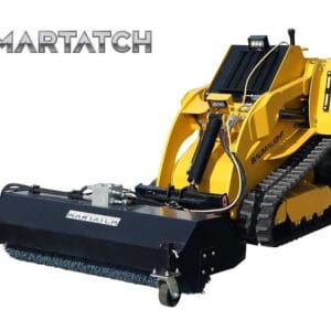 Mini Skid Steer Rotary Sweeper Broom 48"  c/w Hydraulic Angling