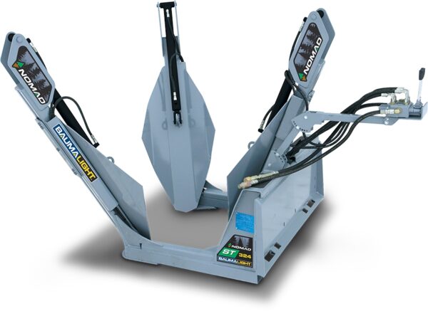 hydraulic tree planter for skid steer