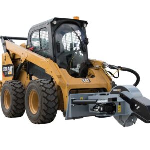Skid Steer mounted stump grinder