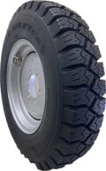 Blizzard Master Wheel and Tire – 8 on 8 – Black Wheel for skid steer